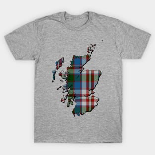 Clan Donnachaidh / Robertson Dress Tartan Map T-Shirt